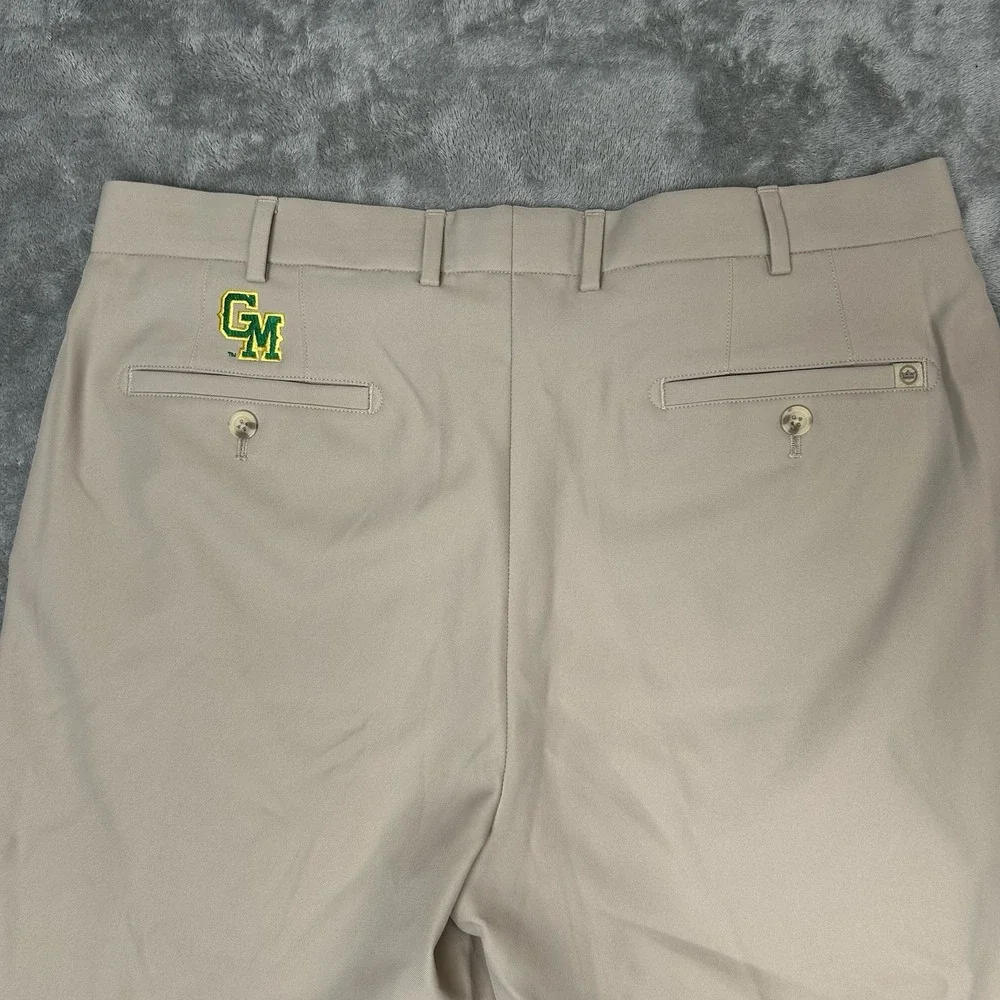Peter Millar George Mason University Shorts Color Khaki Beige Men's‎ Size 36